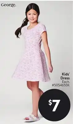 Walmart Kids' Dress offer