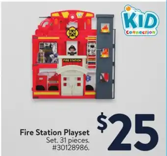 Walmart Fire Station Playset offer