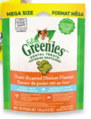 Walmart Greenies Cat Treats 130 g offer