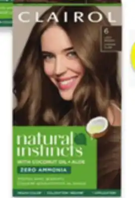 Walmart Clairol Natural Instincts Zero Ammonia Semi-Permanent Hair Colour offer