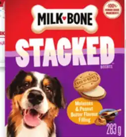 Walmart Milk-Bone Stacked 283 g Dog Biscuits offer