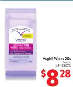 Walmart Vagisil Wipes 20s offer