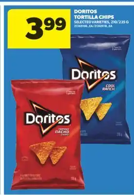 Real Canadian Superstore DORITOS TORTILLA CHIPS offer