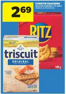 Real Canadian Superstore CHRISTIE CRACKERS, 175-386 G offer