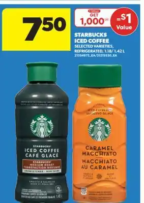 Real Canadian Superstore STARBUCKS ICED COFFEE, 1.18/1.42 L offer