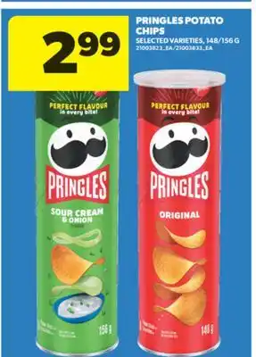 Real Canadian Superstore PRINGLES POTATO CHIPS, 148/156 G offer