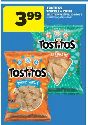 Real Canadian Superstore TOSTITOS TORTILLA CHIPS, 205-295 G offer