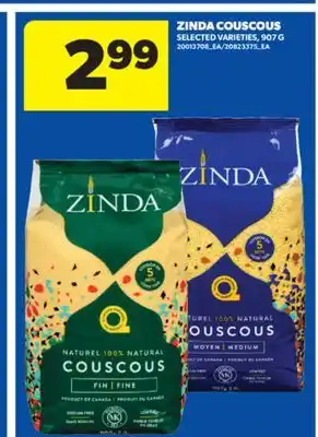 Real Canadian Superstore ZINDA COUSCOUS, 907 G offer