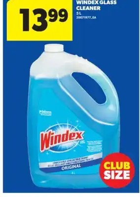 Real Canadian Superstore WINDEX GLASS CLEANER, 5 L offer