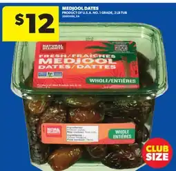 Real Canadian Superstore MEDJOOL DATES, 2 LB TUB offer