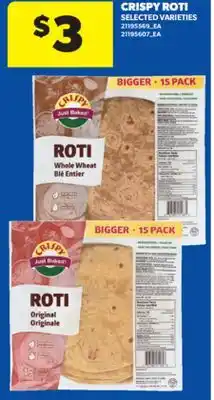 Real Canadian Superstore CRISPY ROTI offer