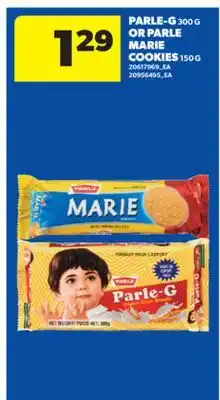 Real Canadian Superstore PARLE-G, 300 G OR PARLE MARIE COOKIES, 150 G offer