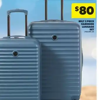 Real Canadian Superstore MILT 2 PIECE HARDSIDE LUGGAGE SET offer