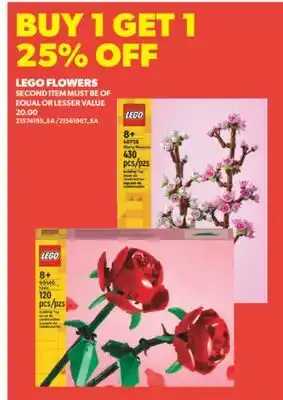 Real Canadian Superstore LEGO FLOWERS offer