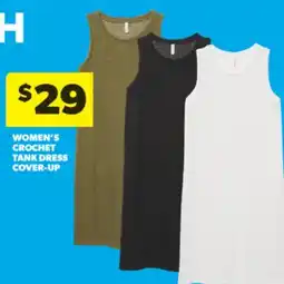 Real Canadian Superstore WOMEN'S CROCHET TANK DRESS COVER-UP offer