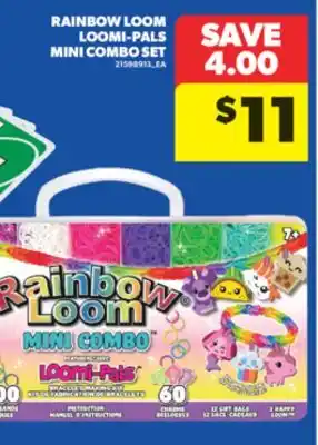 Real Canadian Superstore RAINBOW LOOM LOOMI-PALS MINI COMBO SET offer