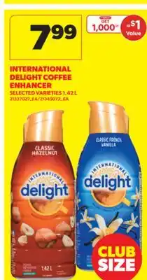 Real Canadian Superstore INTERNATIONAL DELIGHT COFFEE ENHANCER offer