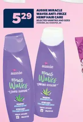 Real Canadian Superstore AUSSIE MIRACLE WAVES ANTI-FRIZZ HEMP HAIR CARE offer