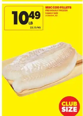 Real Canadian Superstore MSC COD FILLETS offer