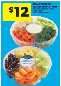 Real Canadian Superstore SMALL FRUIT OR VEGETABLE PLATTERS offer