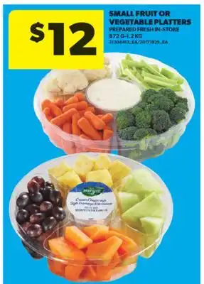 Real Canadian Superstore SMALL FRUIT OR VEGETABLE PLATTERS offer