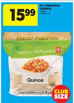 Real Canadian Superstore PC ORGANICS QUINOA offer