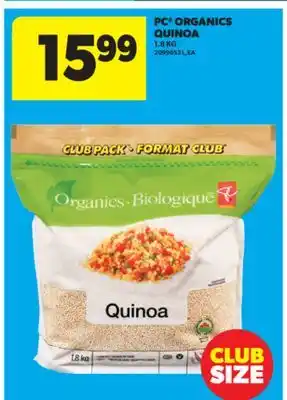 Real Canadian Superstore PC ORGANICS QUINOA offer