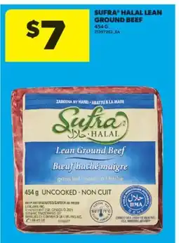 Real Canadian Superstore SUFRA HALAL LEAN GROUND BEEF ,454 G offer