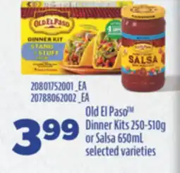 Real Canadian Superstore OLD EL PASO TM DINNER KITS, 250-510G OR SALSA, 650ML offer