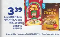 Real Canadian Superstore GENERAL MILLS RETAIL SIZE CEREALS, 297-430G offer