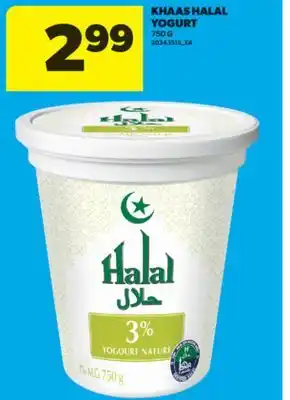 Real Canadian Superstore KHAAS HALAL YOGURT offer