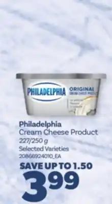 Real Canadian Superstore PHILADELPHIA CREAM CHEESE PRODUCT offer