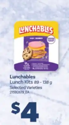 Real Canadian Superstore LUNCHABLES LUNCH KITS, 89 – 138 G offer