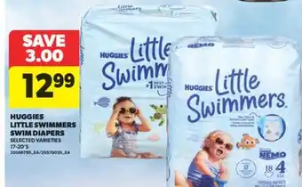 Real Canadian Superstore HUGGIES LITTLE SWIMMERS SWIM DIAPERS, 17-20' S offer