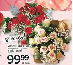 Fortinos SIGNATURE ROSE BOUQUET 18 stems offer