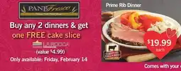 Fortinos PRIME RIB DINNER offer