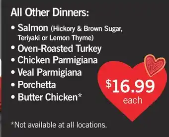 Fortinos All Other Dinners: offer