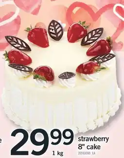 Fortinos STRAWBERRY 8 CAKE, 1 KG offer