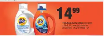 Fortinos TIDE/GAIN/IVORY SNOW DETERGENT,1.36-2.6 L offer