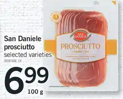 Fortinos SAN DANIELE PROSCIUTTO 100 g offer