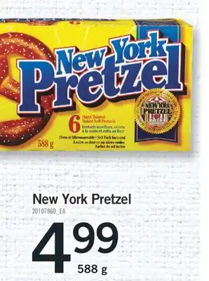 Fortinos NEW YORK PRETZEL, 588 G offer