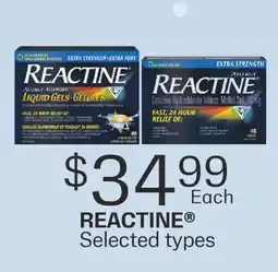 Fortinos REACTINE offer