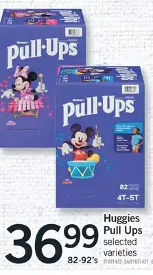 Fortinos HUGGIES PULL UPS, 82-92's offer