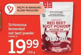 Fortinos SCHINOUSSA FERMENTED RED BEET POWDER, 150 g offer