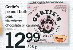 Fortinos GERTIE'S PEANUT BUTTER PIES, 325 g offer