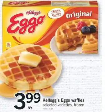 Fortinos KELLOGG'S EGGO WAFFLES, 8'S offer