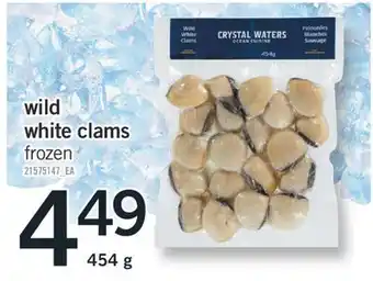 Fortinos WILD WHITE CLAMS, 454g offer