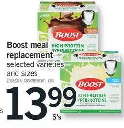 Fortinos BOOST MEAL REPLACEMENT, 6'S offer