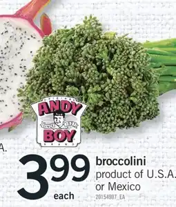 Fortinos BROCCOLINI offer