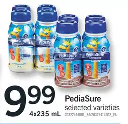 Fortinos PEDIASURE, 4x235ml offer